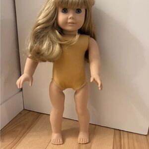 American Girl Doll with Blonde Hair and blue eyes